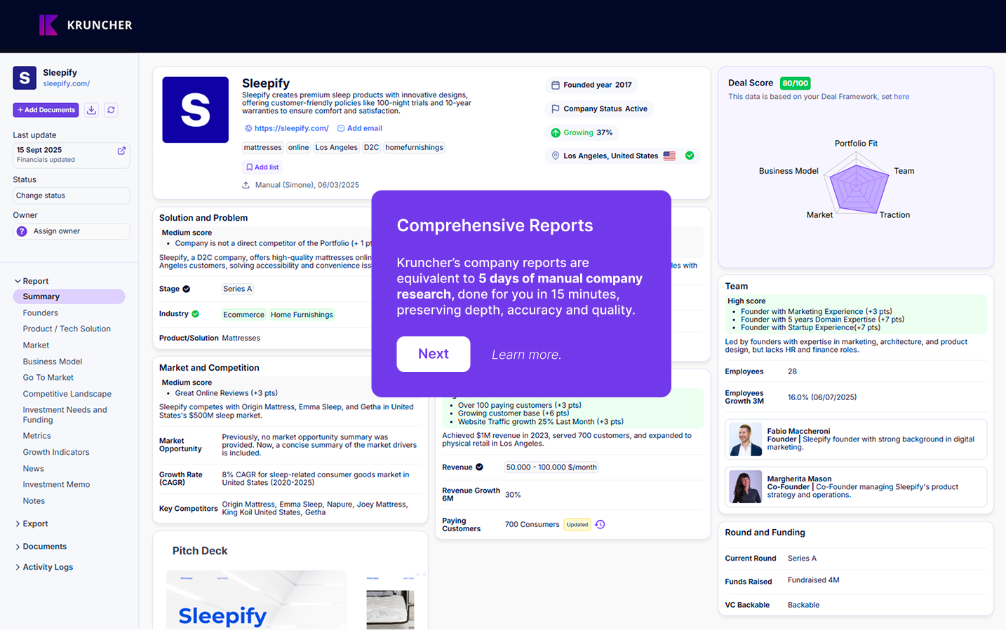 Comprehensive Reports